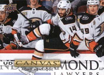 #C79 Adam Henrique - Anaheim Ducks - 2019-20 Upper Deck - UD Canvas Hockey