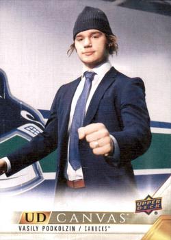 #C82 Vasily Podkolzin - Vancouver Canucks - 2022-23 Upper Deck - UD Canvas Hockey