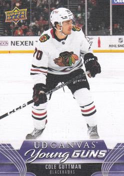 #C91 Cole Guttman - Chicago Blackhawks - 2023-24 Upper Deck - UD Canvas Hockey