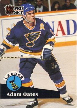 #CC7 Adam Oates - St. Louis Blues - 1991-92 Pro Set - Collectibles Hockey