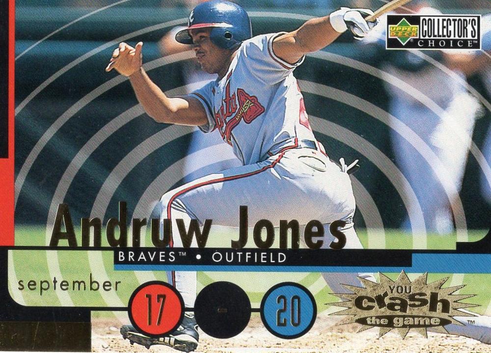 #CG14c Andruw Jones - Atlanta Braves - 1998 Collector's Choice - You Crash the Game Baseball
