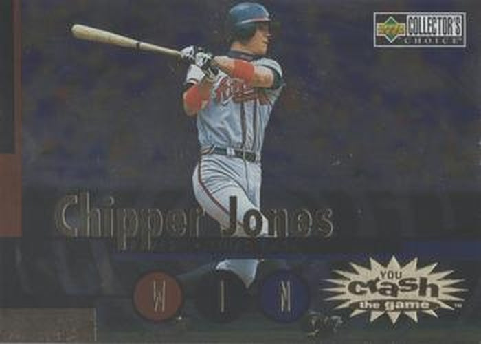 #CG27 Chipper Jones - Atlanta Braves - 1998 Collector's Choice - You Crash the Game Exchange Baseball