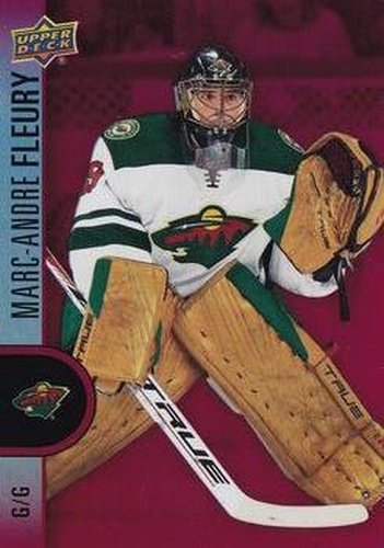 #DC-40 Marc-André Fleury - Minnesota Wild - 2022-23 Upper Deck Tim Hortons - Red Die Cuts Hockey