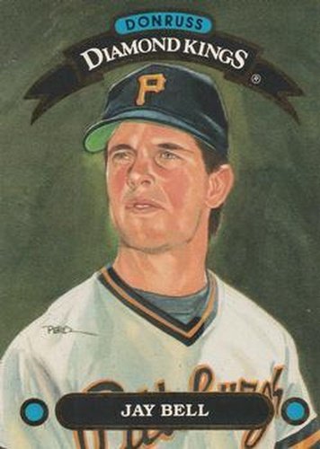 #DK-17 Jay Bell - Pittsburgh Pirates - 1992 Donruss - Diamond Kings Baseball