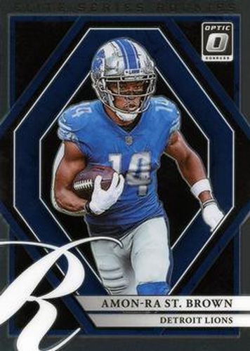 #ESR-17 Amon-Ra St. Brown - Detroit Lions - 2021 Donruss Optic - The Elite Series Rookies Football
