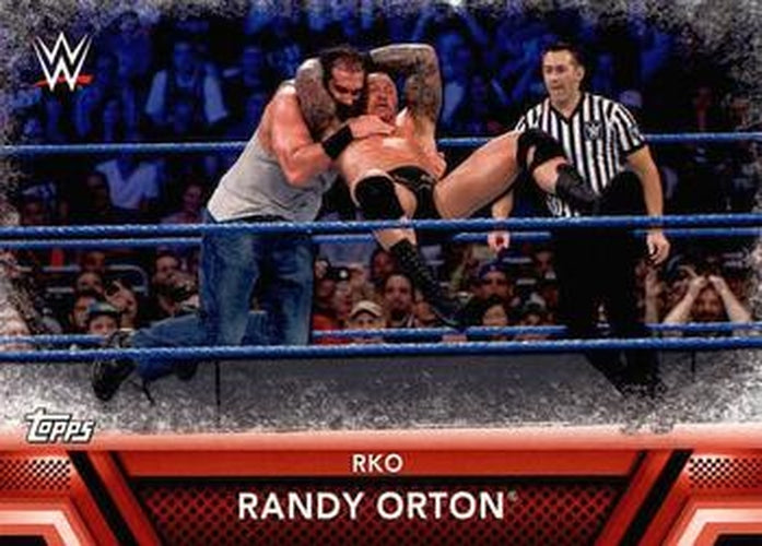 #F-10 Randy Orton - 2017 Topps WWE Then Now Forever - Finishers and Signature Moves Wrestling