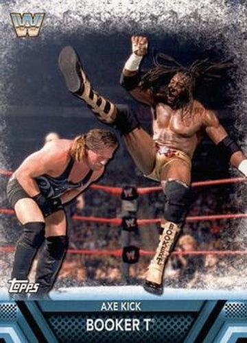 #F-23 Booker T - 2017 Topps WWE Then Now Forever - Finishers and Signature Moves Wrestling