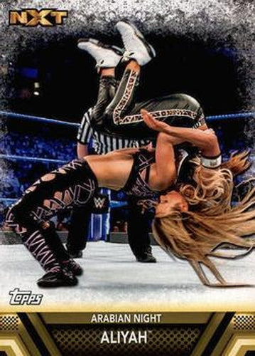 #F-34 Aliyah - 2017 Topps WWE Then Now Forever - Finishers and Signature Moves Wrestling