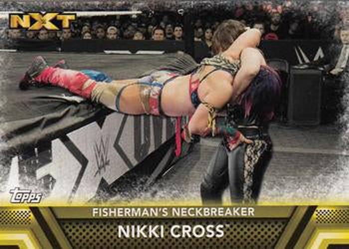 #F-41 Nikki Cross - 2017 Topps WWE Then Now Forever - Finishers and Signature Moves Wrestling