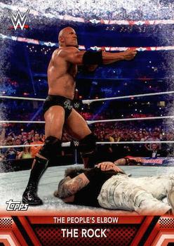 #F-8 The Rock - 2017 Topps WWE Then Now Forever - Finishers and Signature Moves Wrestling