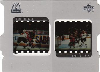 #F1 Wayne Gretzky - New York Rangers - 1997-98 Upper Deck Ice McDonald's - Game Film Hockey