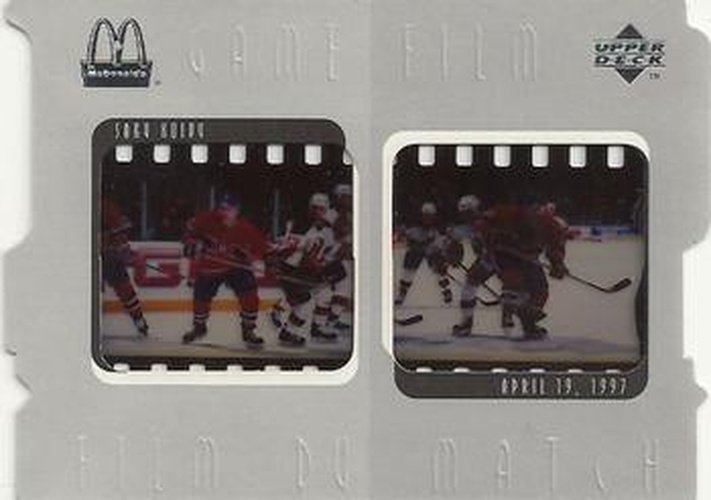 #F8 Saku Koivu - Montreal Canadiens - 1997-98 Upper Deck Ice McDonald's - Game Film Hockey