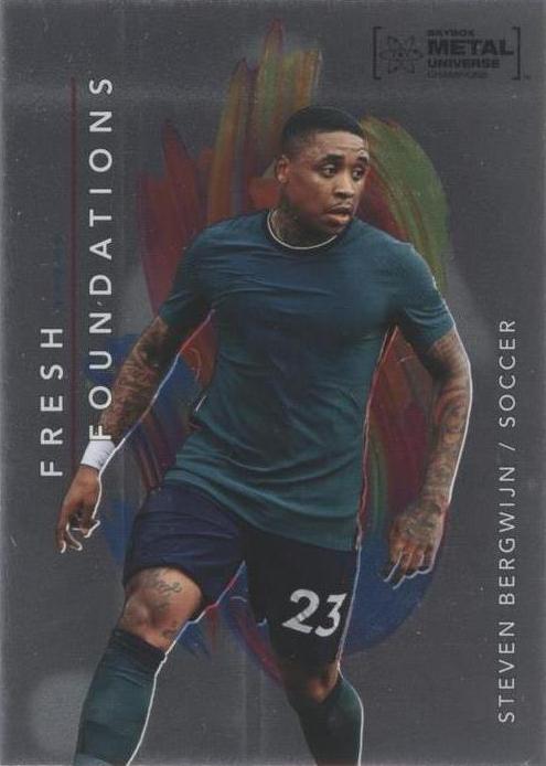 #FF16 Steven Bergwijn - 2022 SkyBox Metal Universe Champions - Fresh Foundations