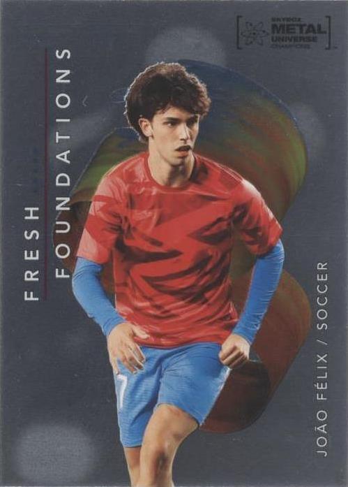 #FF43 Joao Felix - 2022 SkyBox Metal Universe Champions - Fresh Foundations