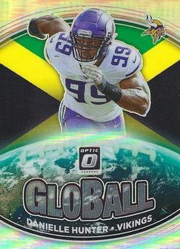 #GB-8 Danielle Hunter - Minnesota Vikings - 2021 Donruss Optic - GloBall Football