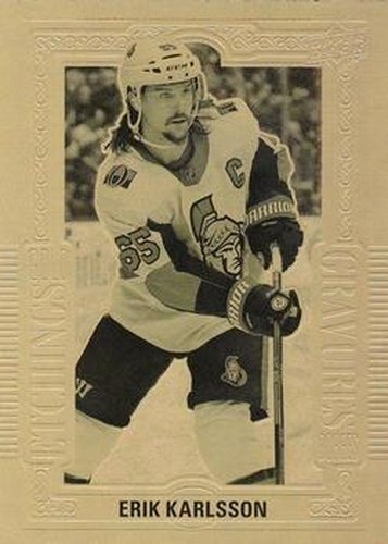 #GE-3 Erik Karlsson - Ottawa Senators - 2018-19 Upper Deck Tim Hortons - Gold Etchings Hockey