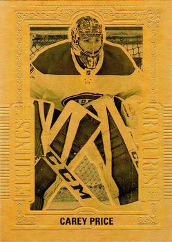 #GE-7 Carey Price - Montreal Canadiens - 2018-19 Upper Deck Tim Hortons - Gold Etchings Hockey
