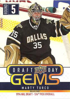 #GEM10 Marty Turco - Dallas Stars - 2009-10 Upper Deck - Draft Day Gems Hockey