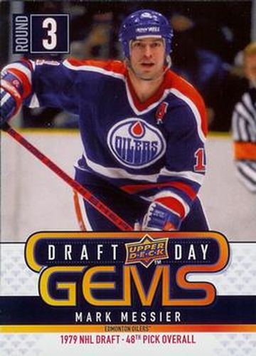 #GEM14 Mark Messier - Edmonton Oilers - 2009-10 Upper Deck - Draft Day Gems Hockey