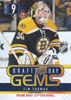 #GEM15 Tim Thomas - Boston Bruins - 2009-10 Upper Deck - Draft Day Gems Hockey