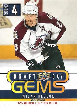 #GEM18 Milan Hejduk - Colorado Avalanche - 2009-10 Upper Deck - Draft Day Gems Hockey
