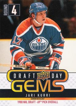 #GEM26 Jari Kurri - Edmonton Oilers - 2009-10 Upper Deck - Draft Day Gems Hockey