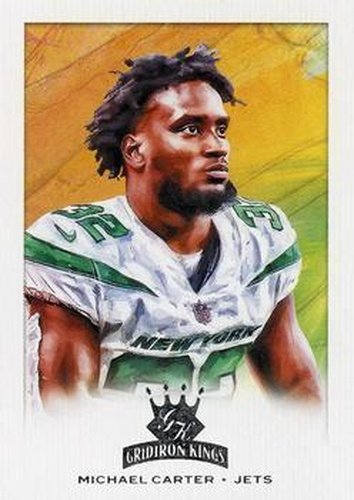 #GK-14 Michael Carter - New York Jets - 2021 Panini Chronicles - Gridiron Kings Football