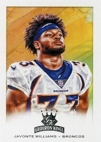 #GK-16 Javonte Williams - Denver Broncos - 2021 Panini Chronicles - Gridiron Kings Football