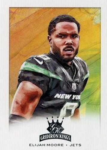 #GK-30 Elijah Moore - New York Jets - 2021 Panini Chronicles - Gridiron Kings Football