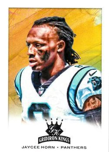 #GK-36 Jaycee Horn - Carolina Panthers - 2021 Panini Chronicles - Gridiron Kings Football