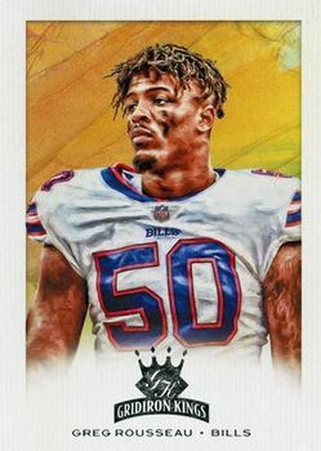 #GK-39 Greg Rousseau - Buffalo Bills - 2021 Panini Chronicles - Gridiron Kings Football