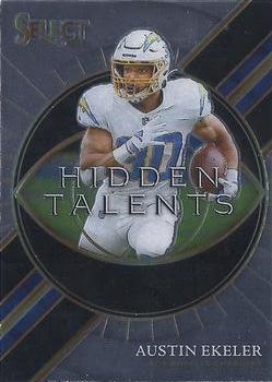 #HT-4 Austin Ekeler - Los Angeles Chargers - 2021 Panini Select - Hidden Talents Football
