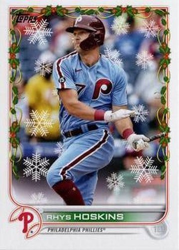 #HW105 Rhys Hoskins - Philadelphia Phillies - 2022 Topps Holiday Baseball