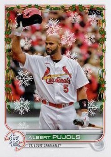 #HW123 Albert Pujols - St. Louis Cardinals - 2022 Topps Holiday Baseball