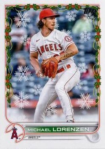 #HW135 Michael Lorenzen - Los Angeles Angels - 2022 Topps Holiday Baseball
