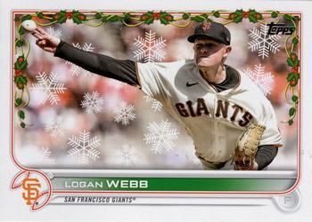 #HW144 Logan Webb - San Francisco Giants - 2022 Topps Holiday Baseball