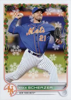 #HW161 Max Scherzer - New York Mets - 2022 Topps Holiday Baseball