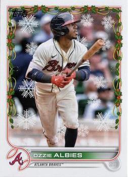 #HW163 Ozzie Albies - Atlanta Braves - 2022 Topps Holiday Baseball