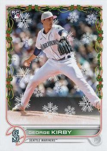 #HW166 George Kirby - Seattle Mariners - 2022 Topps Holiday Baseball