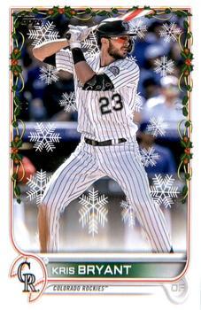 #HW169b Kris Bryant - Colorado Rockies - 2022 Topps Holiday Baseball