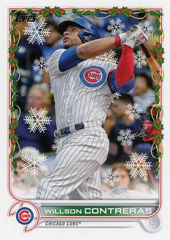#HW172 Willson Contreras - Chicago Cubs - 2022 Topps Holiday Baseball