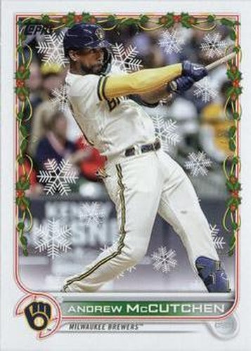 #HW178 Andrew McCutchen - Milwaukee Brewers - 2022 Topps Holiday Baseball