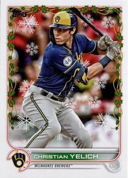 #HW185 Christian Yelich - Milwaukee Brewers - 2022 Topps Holiday Baseball