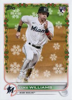 #HW186 Luke Williams - Miami Marlins - 2022 Topps Holiday Baseball