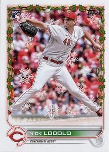 #HW24 Nick Lodolo - Cincinnati Reds - 2022 Topps Holiday Baseball