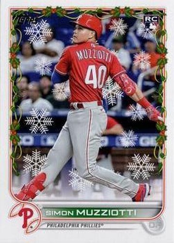 #HW32 Simon Muzziotti - Philadelphia Phillies - 2022 Topps Holiday Baseball