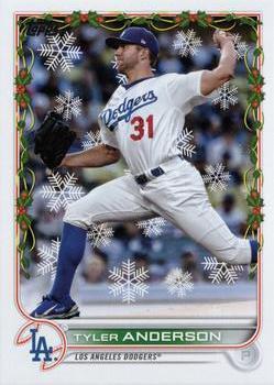 #HW33 Tyler Anderson - Los Angeles Dodgers - 2022 Topps Holiday Baseball