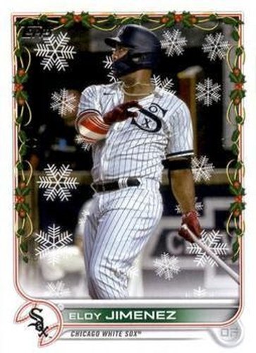 #HW36b Eloy Jimenez - Chicago White Sox - 2022 Topps Holiday Baseball