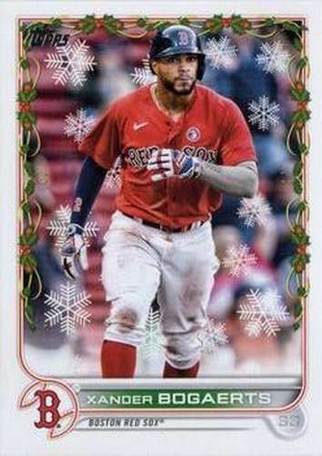#HW40 Xander Bogaerts - Boston Red Sox - 2022 Topps Holiday Baseball