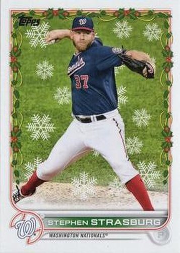 #HW54 Stephen Strasburg - Washington Nationals - 2022 Topps Holiday Baseball